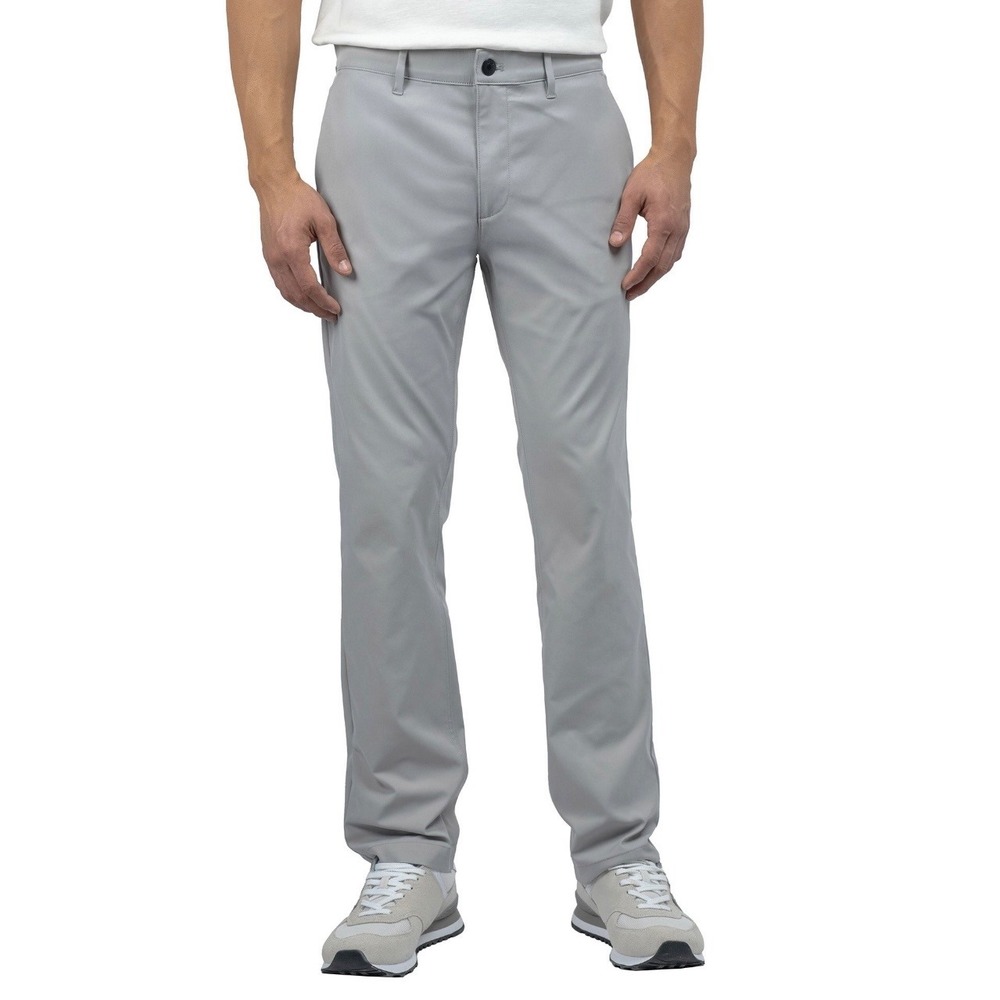Scott Barber Mens Performance Chino Pants Gray Flex Waistband 36x30 NEW
